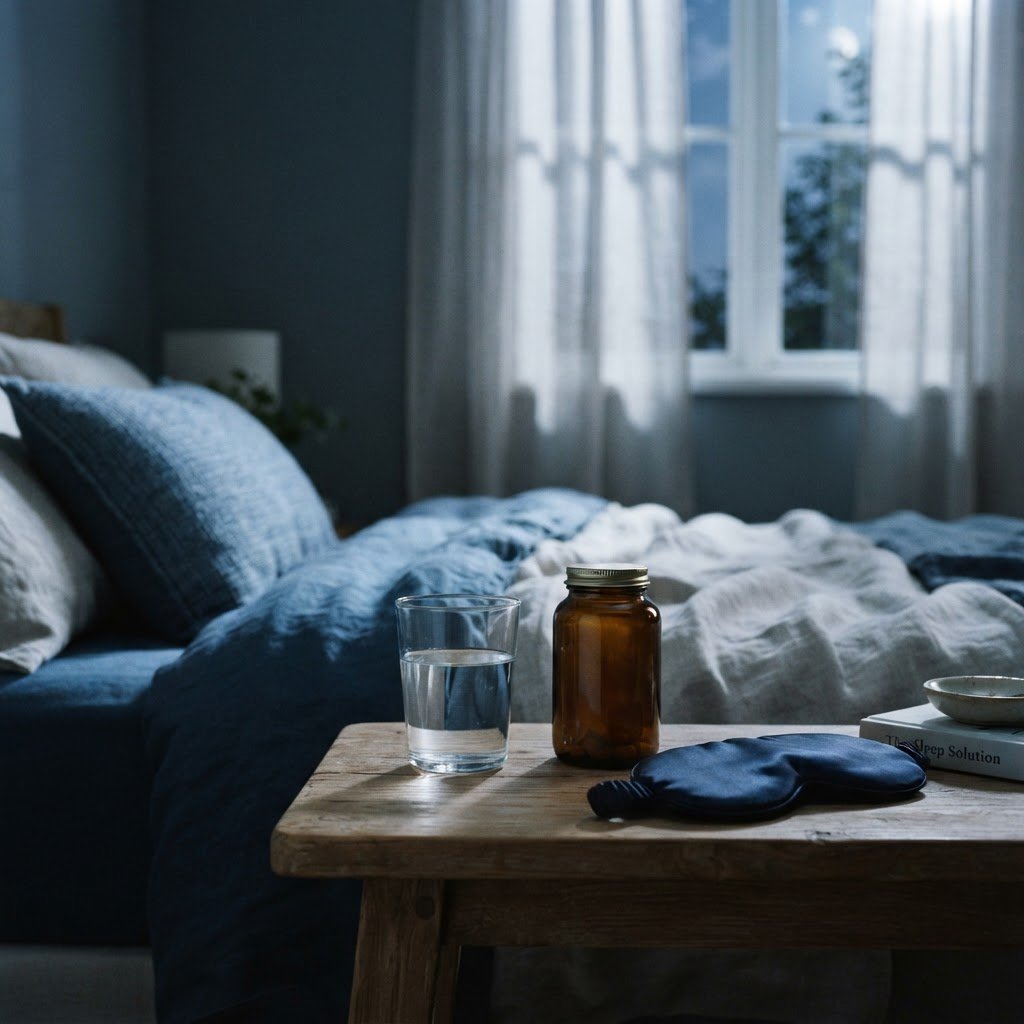 calm evening routine with magnesium glycinate for sleep