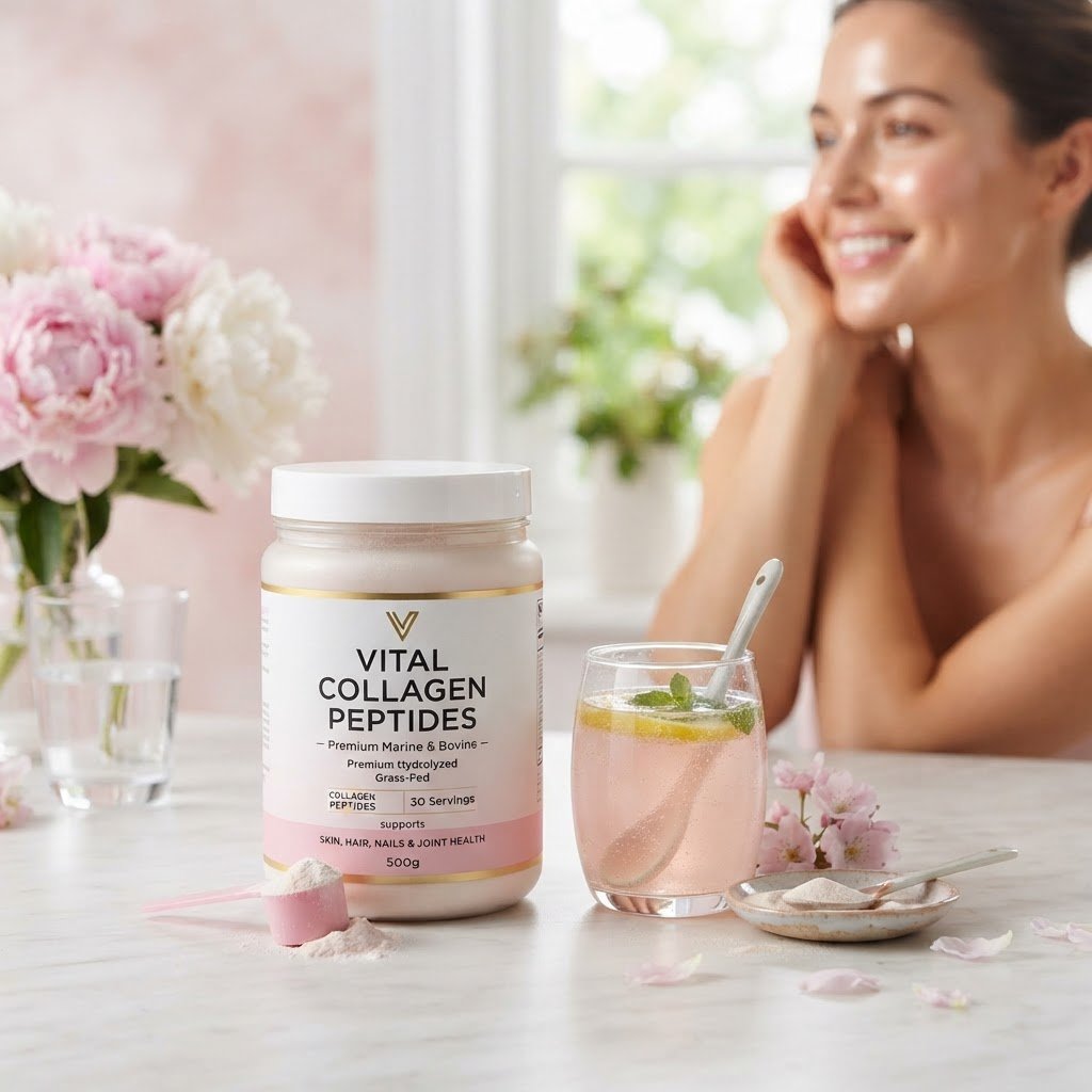 Collagen peptides benefits skin joint health