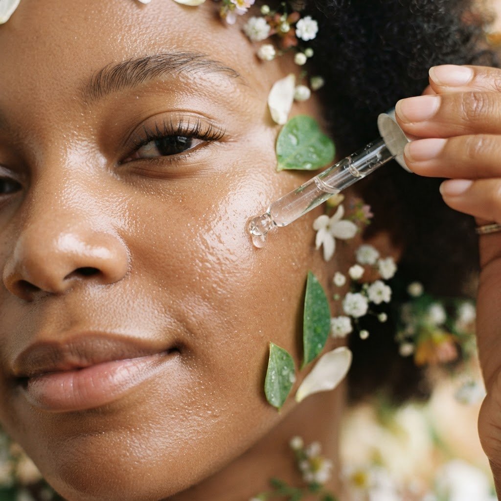 healthy hydrated skin and skin microbiome care