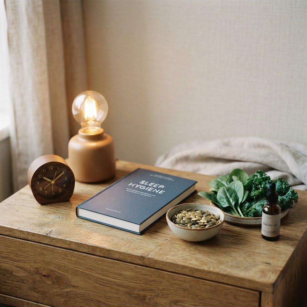 magnesium rich foods and sleep routine tools