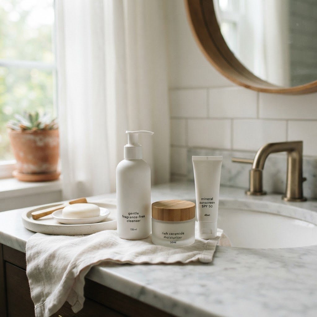 Skin Barrier Routine for Redness and Sensitivity